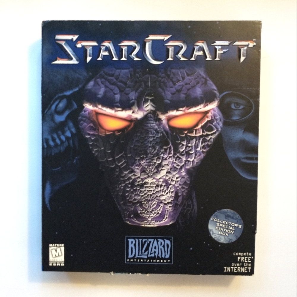 StarCraft Big Box PC Game, CIB Plus Strategy Guide